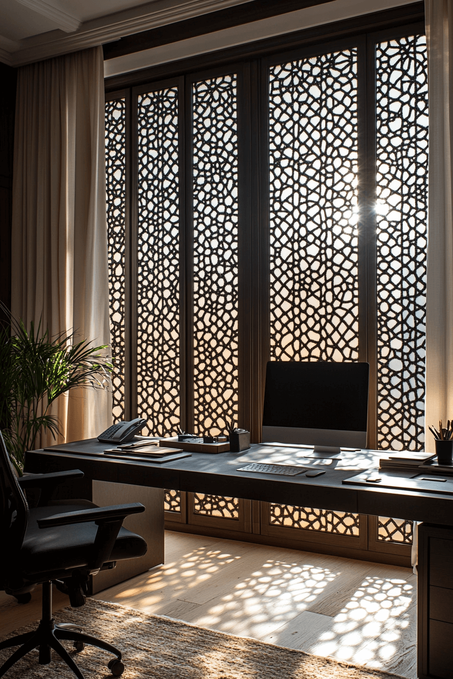 16+ Boho Window Treatments That Add Depth Through Layers and Patterns 4 Modern Geometric