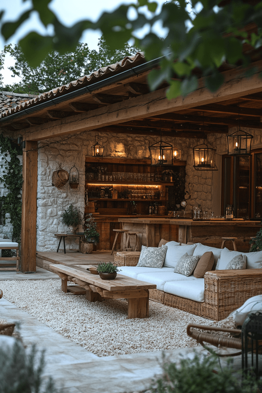 22+ Scandi Boho Patio Designs to Create a Bright and Airy Outdoor Space 4 Natural Elements