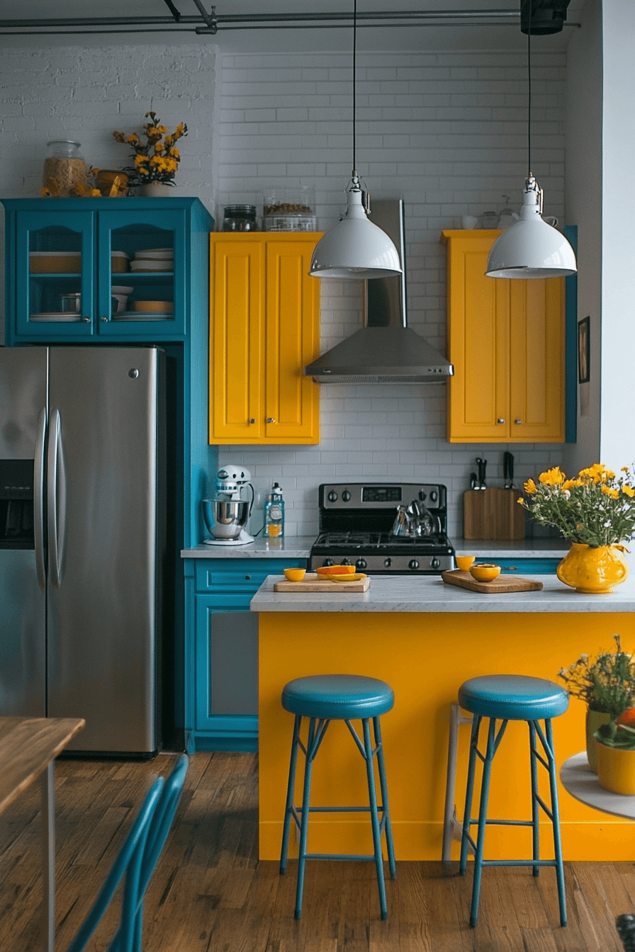 27+ Small Apartment Decorating Tips for a Chic and Organized Space 4 Pop Of Color