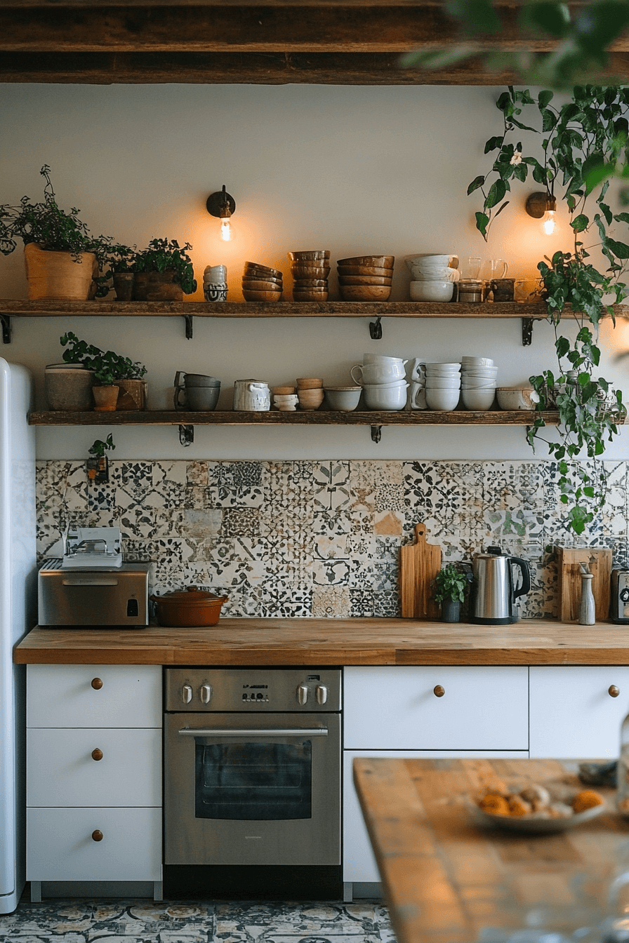 15+ Scandi Boho Decor Ideas to Create a Cozy Yet Airy Space 4 Scandi Boho Kitchen Charm