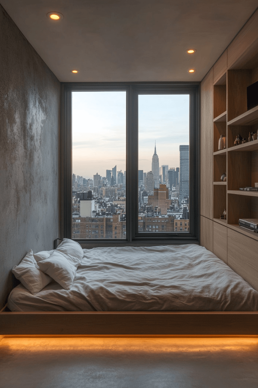 15+ Attic Bedroom Ideas to Design a Chic and Affordable Makeover 4 Sleek Minimalist Loft