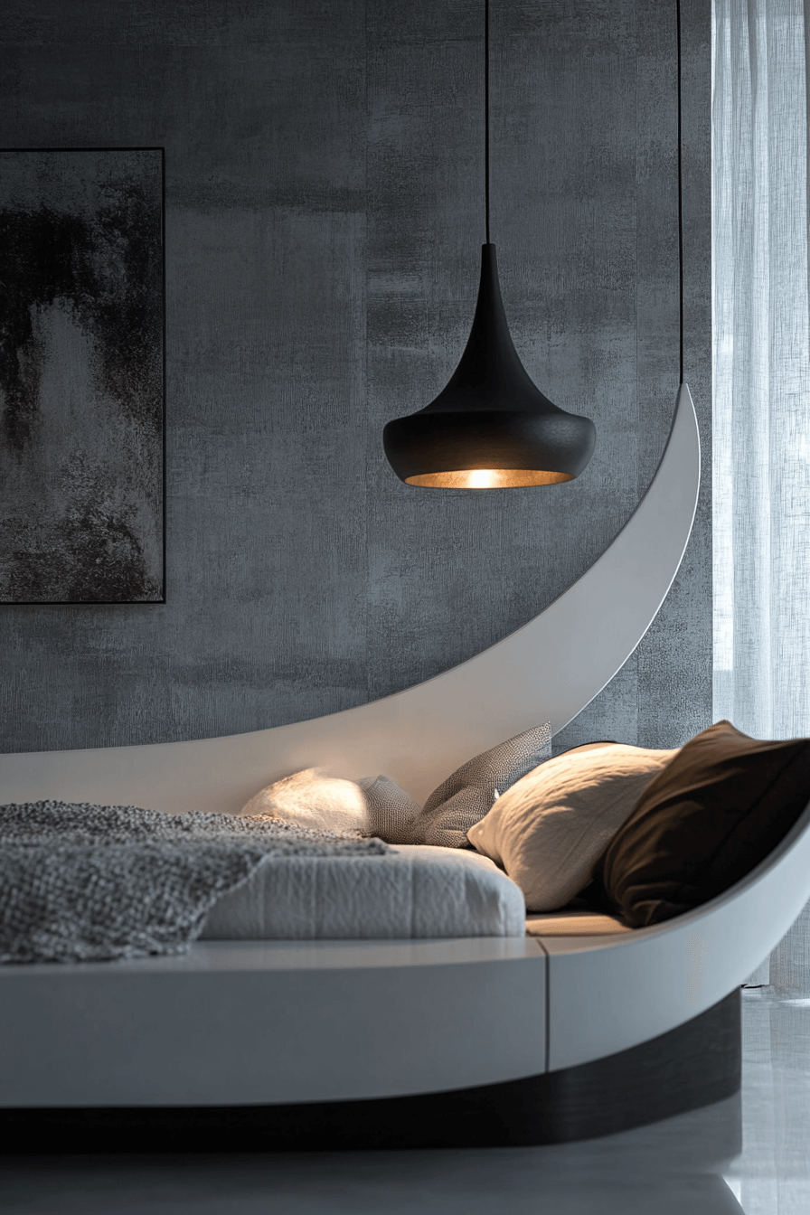 17+ White Bedroom Ideas for a Fresh and Airy Makeover 4 Sleek White Modernity