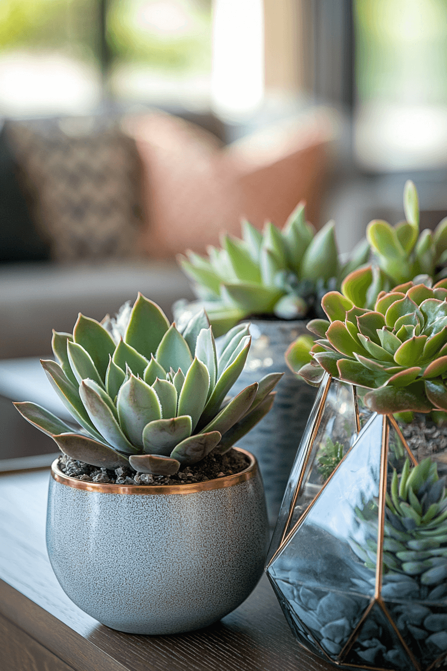 15+ Indoor Gardening Ideas for Turning Apartments Into Green Sanctuaries 4 Succulent Creations