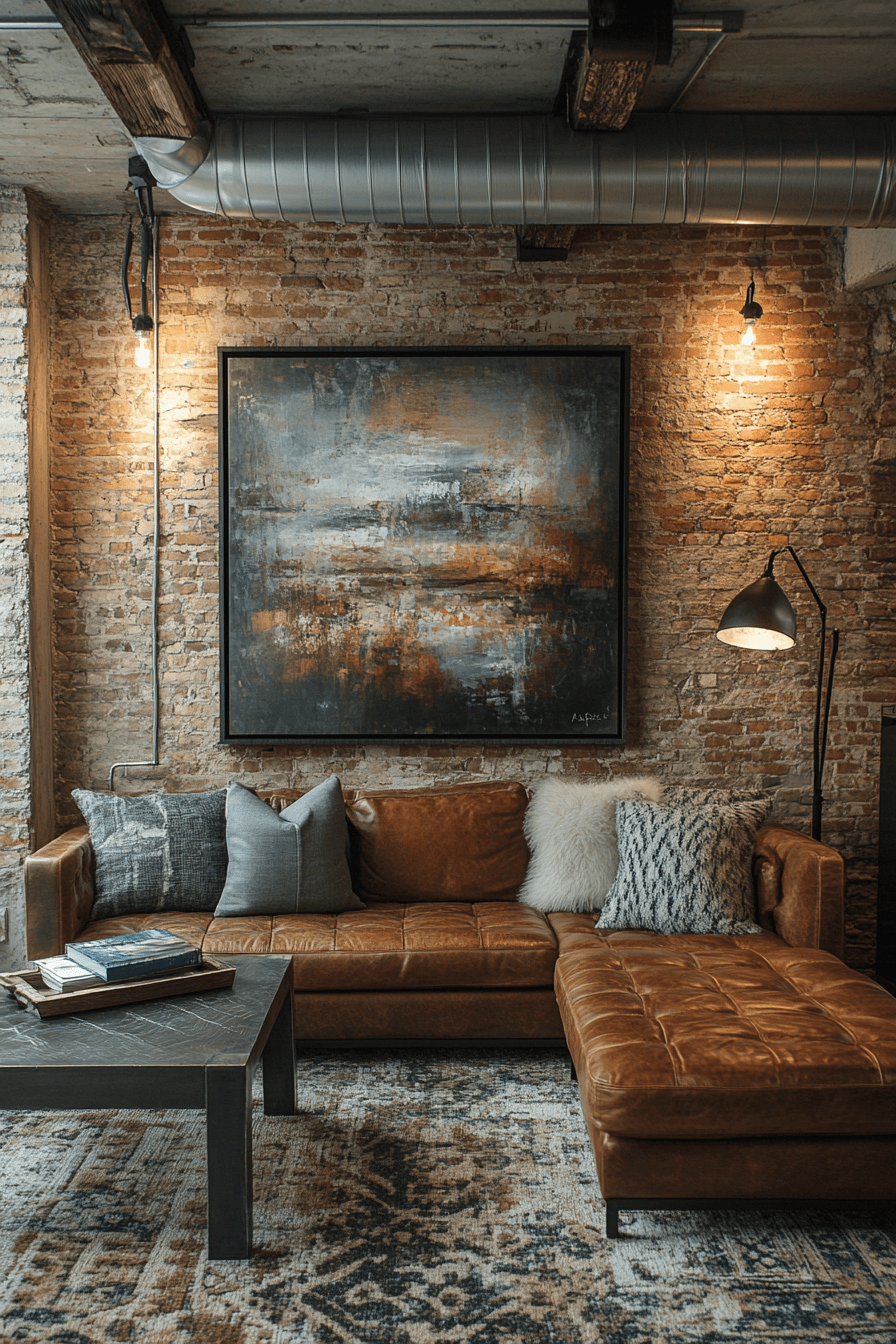 15+ Basement Living Room Ideas That Elevate Everyday Living With Ease 4 Urban Industrial Basement