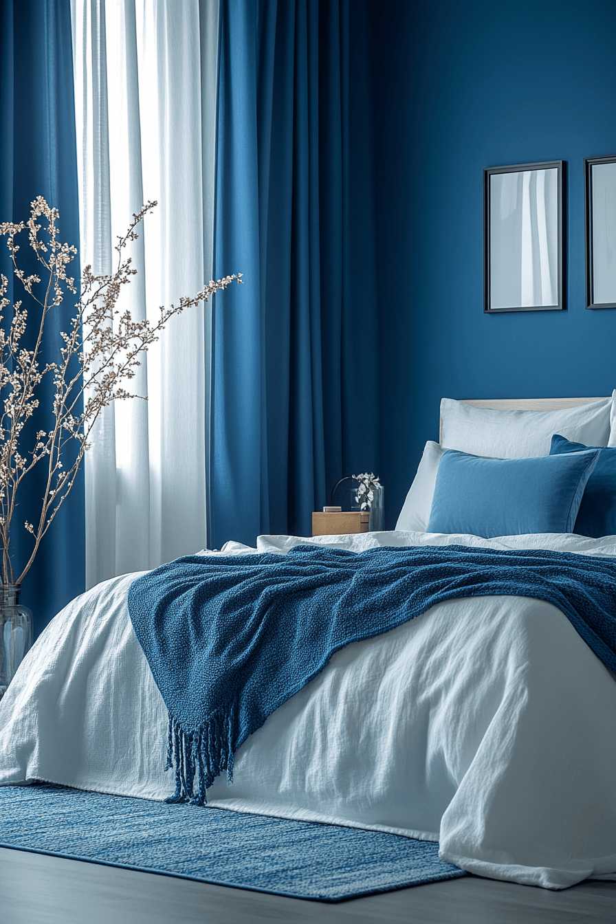 17+ Minimal Blue Bedroom Looks Perfect for Modern Living 5 Arctic Chill Minimal Blue Bedroom