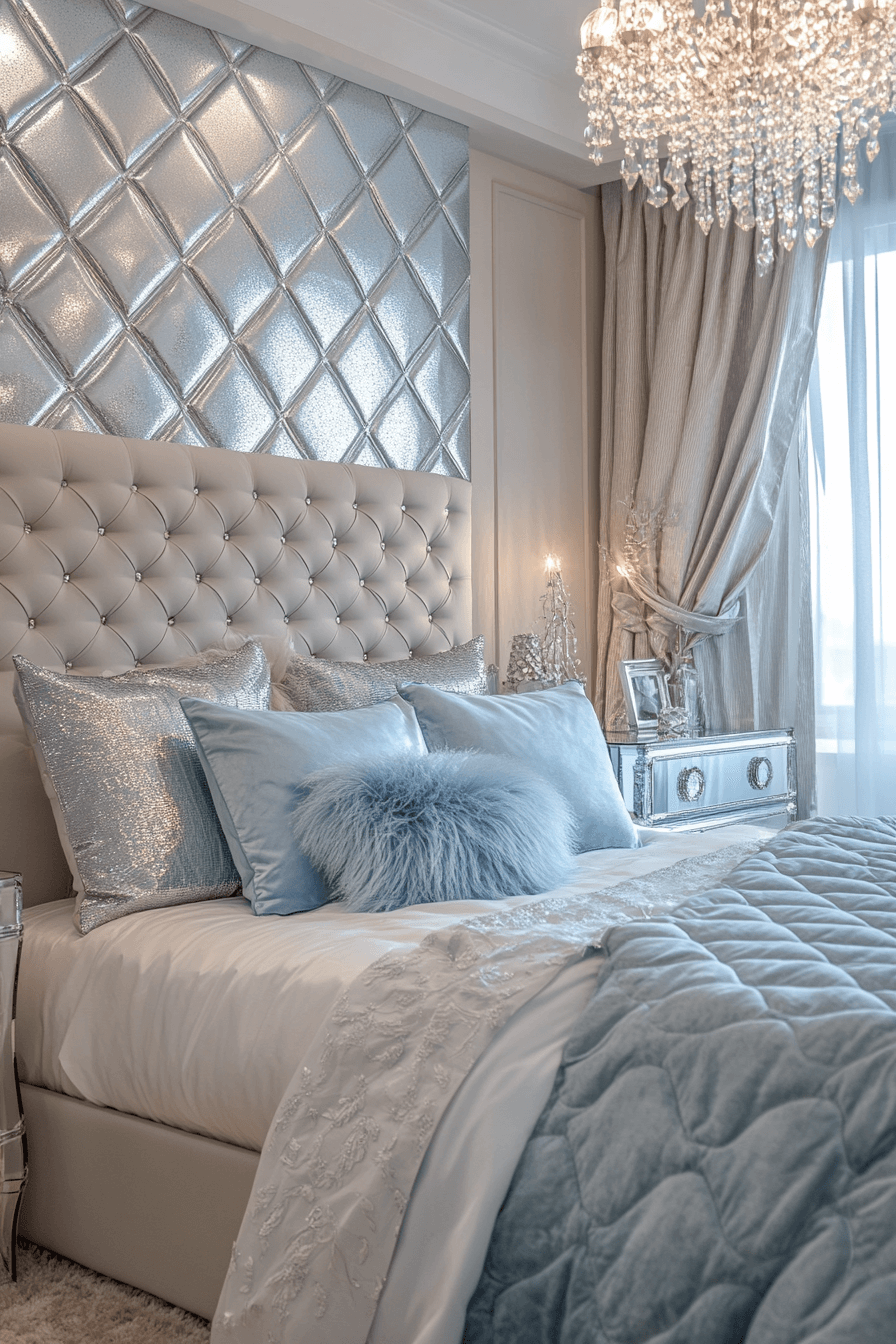 27+ Luxury Kids Bedroom Designs That Encourage Play and Rest 5 Diamond Glow Luxe Den