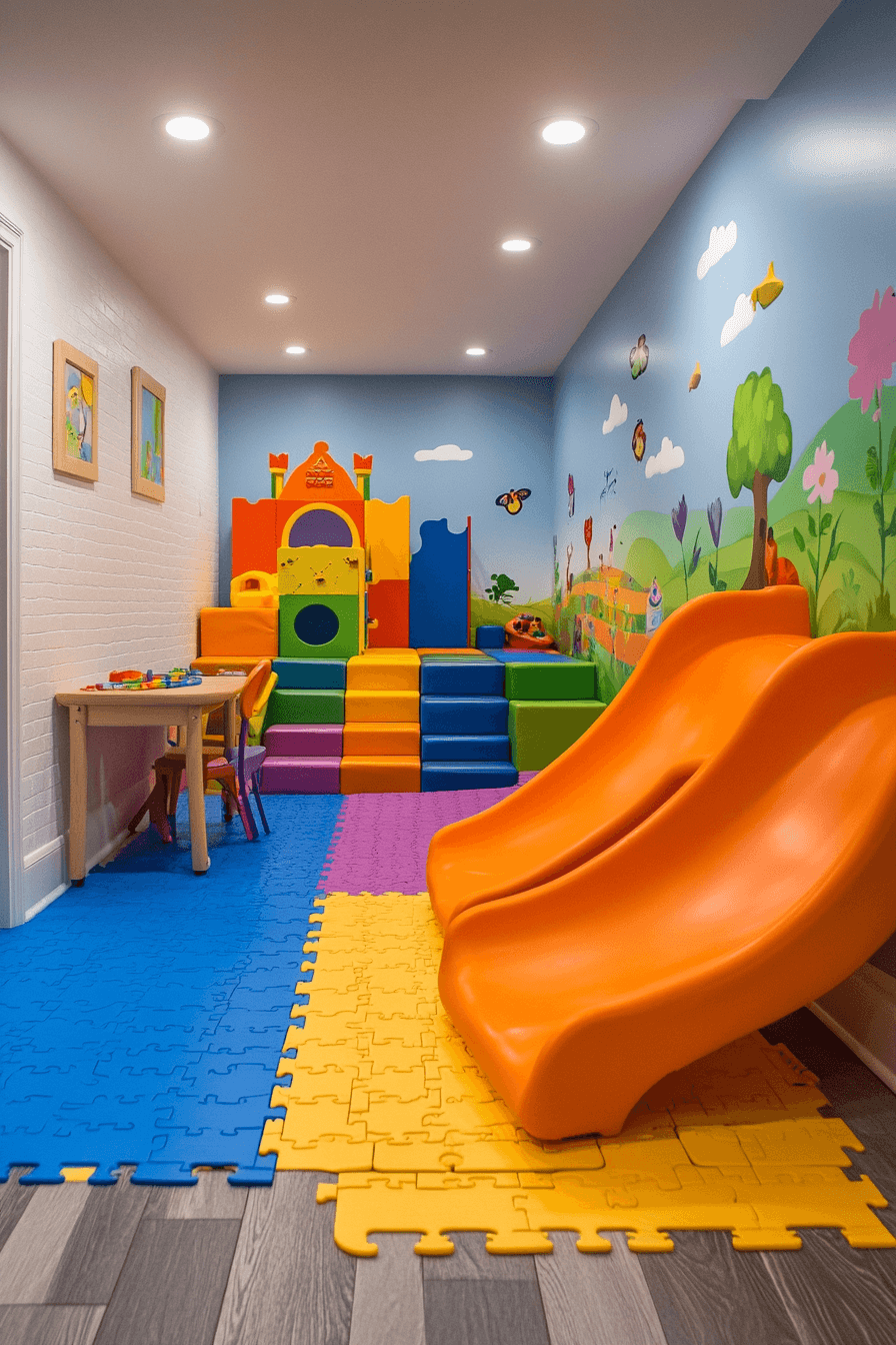 18+ Finished Basement Ideas That Elevate Storage and Style in One 5 Fun Kids Play Zone