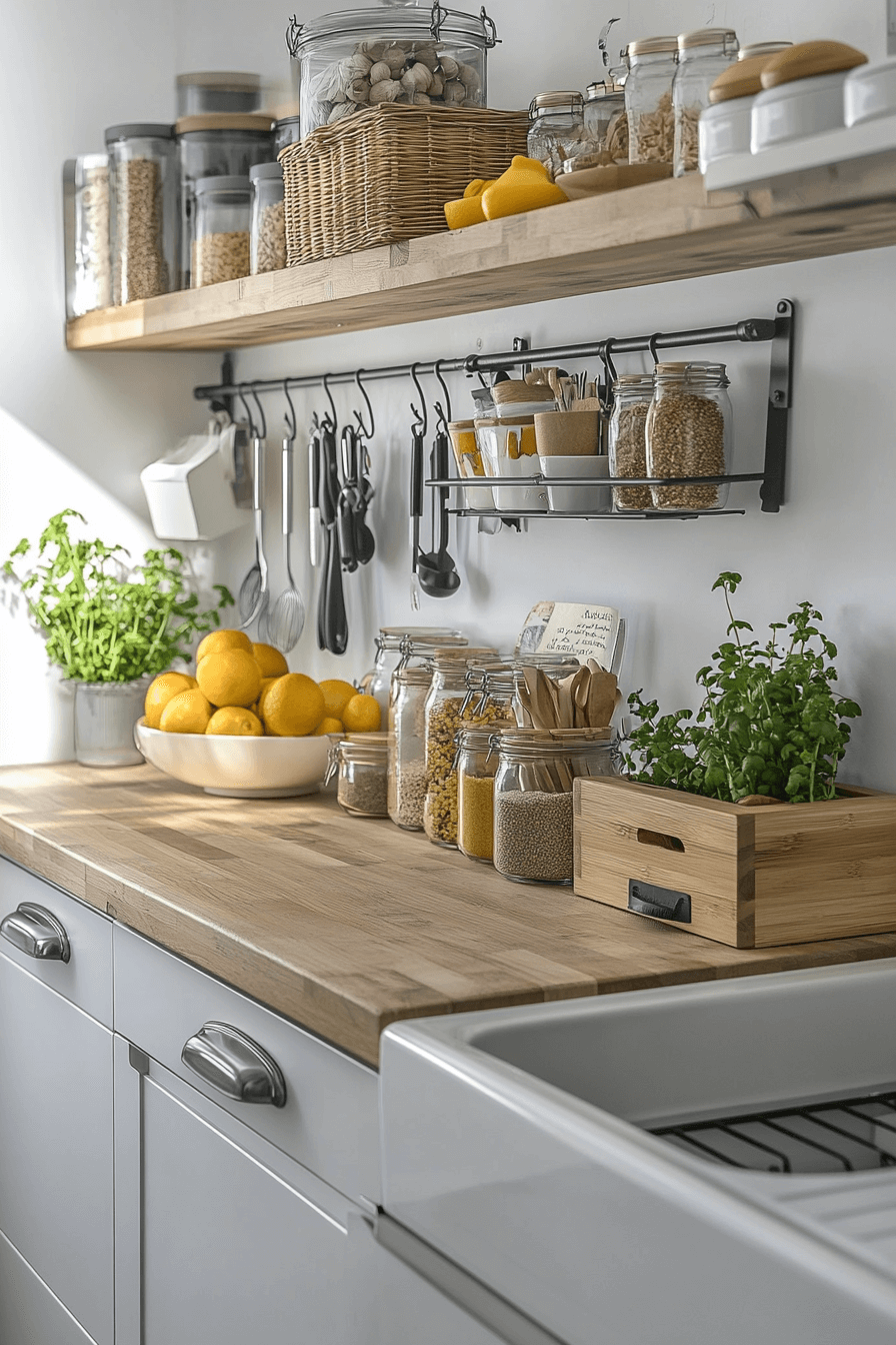 24+ Small Apartment Ideas That Maximize Space Without Sacrificing Style 5 Kitchen Organization