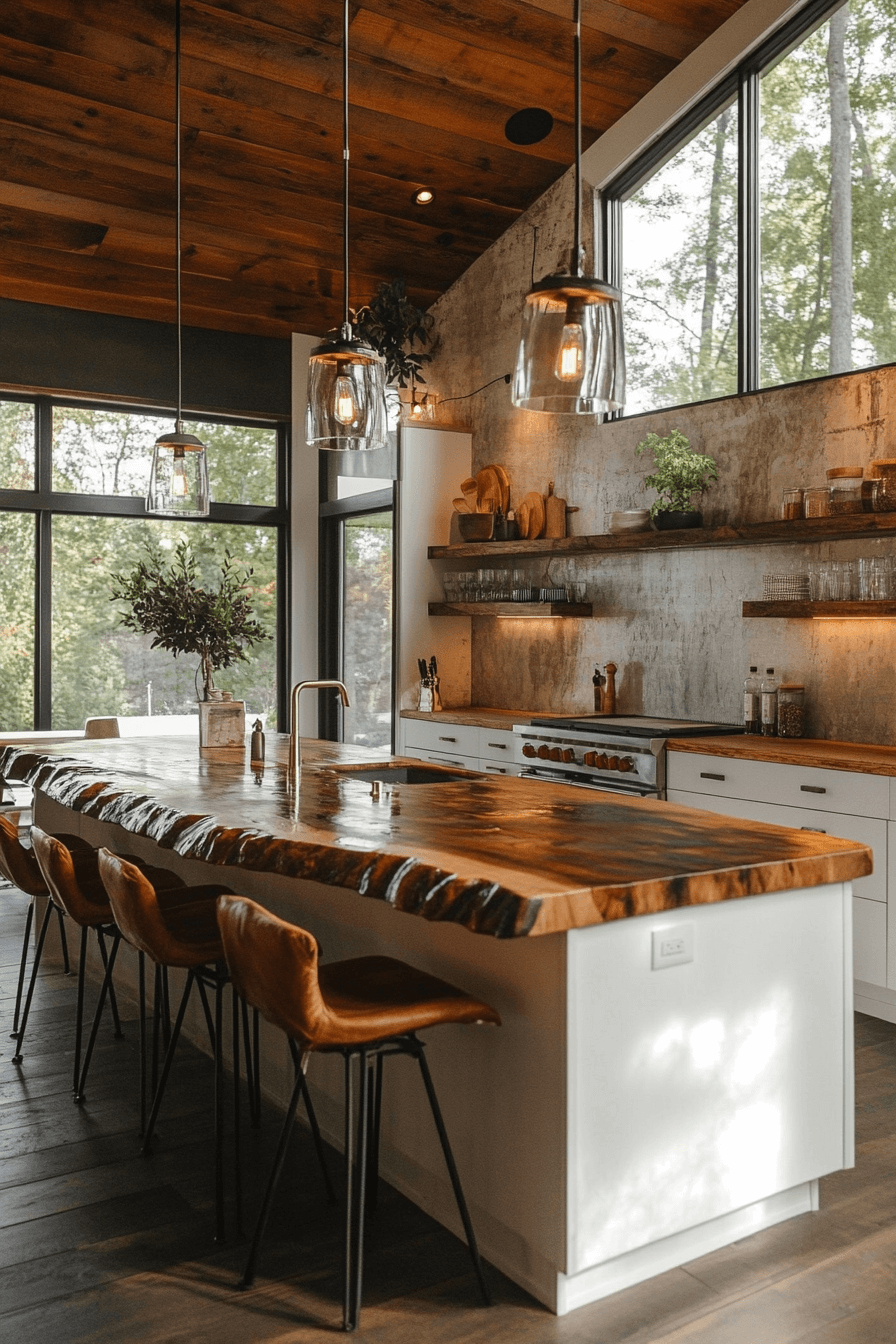 17+ Rustic Kitchen Ideas That Highlight Natural Beauty and Texture 5 Modern Rustic Kitchen Fusion