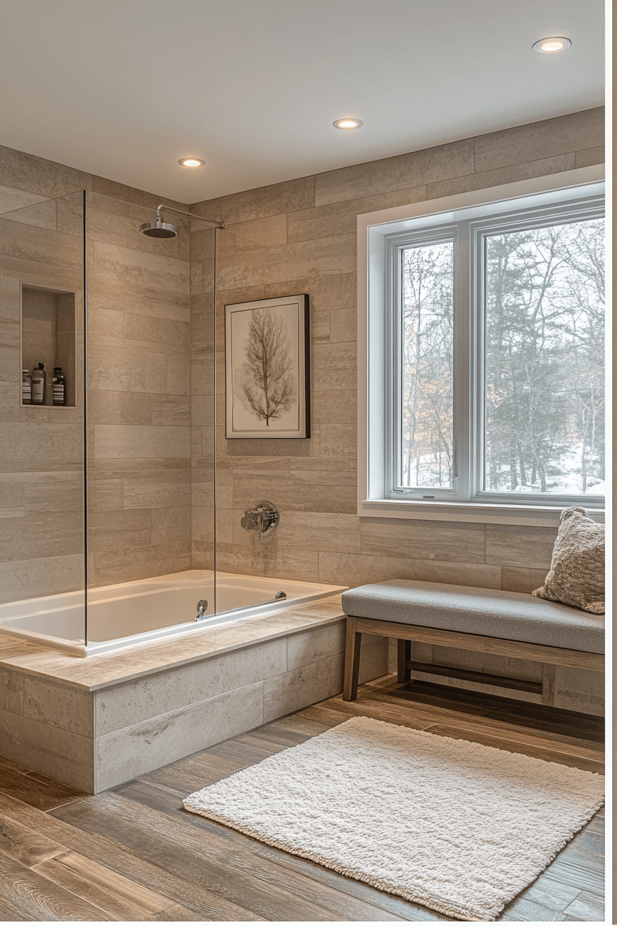 17+ Transitional Bathroom Design Looks That Make Any Home Shine 5 Neutral Escape Bathroom
