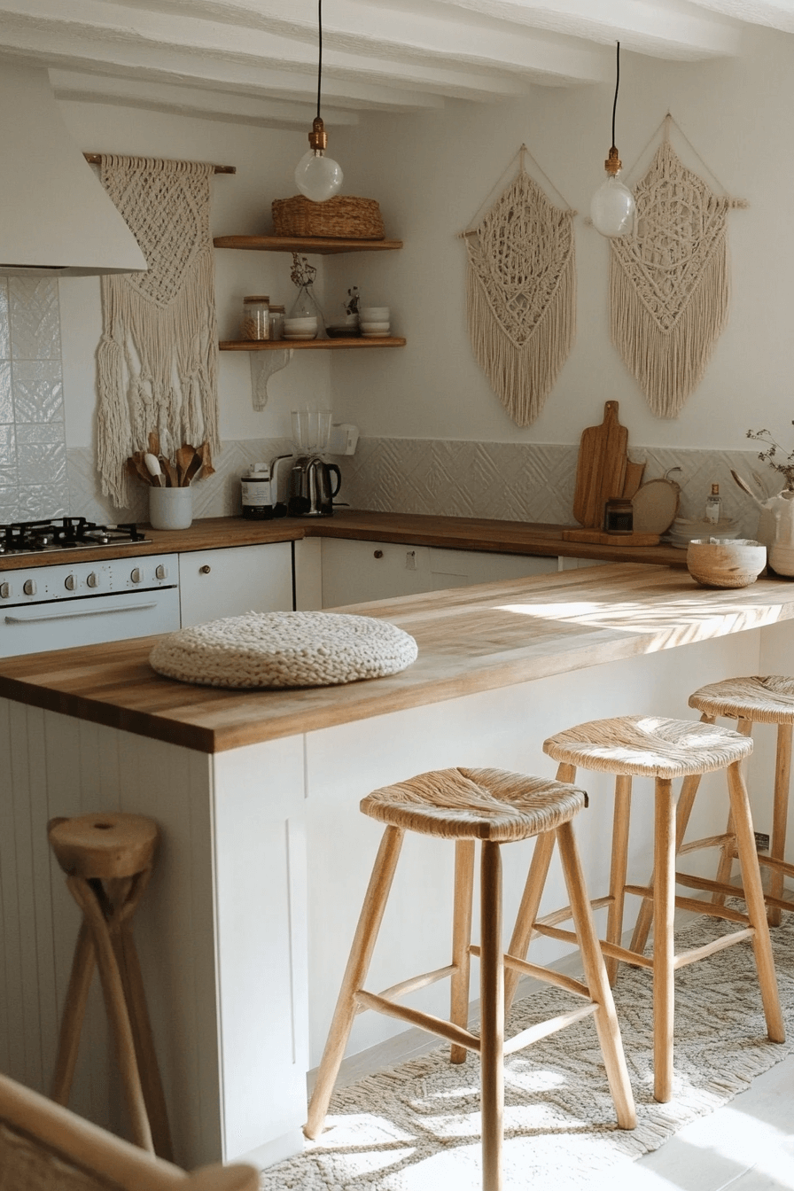 Boho Kitchen Ideas for a Warm and Free-Spirited Cooking Retreat 5 Peaceful Boho Space