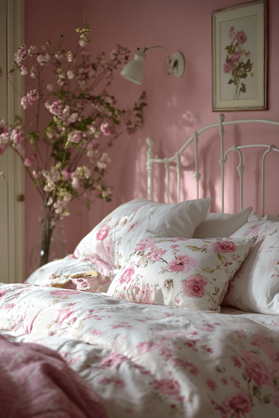 15+ Pink Boho Bedroom Ideas That Blend Playfulness and Serenity 5 Pink Serenity Boho