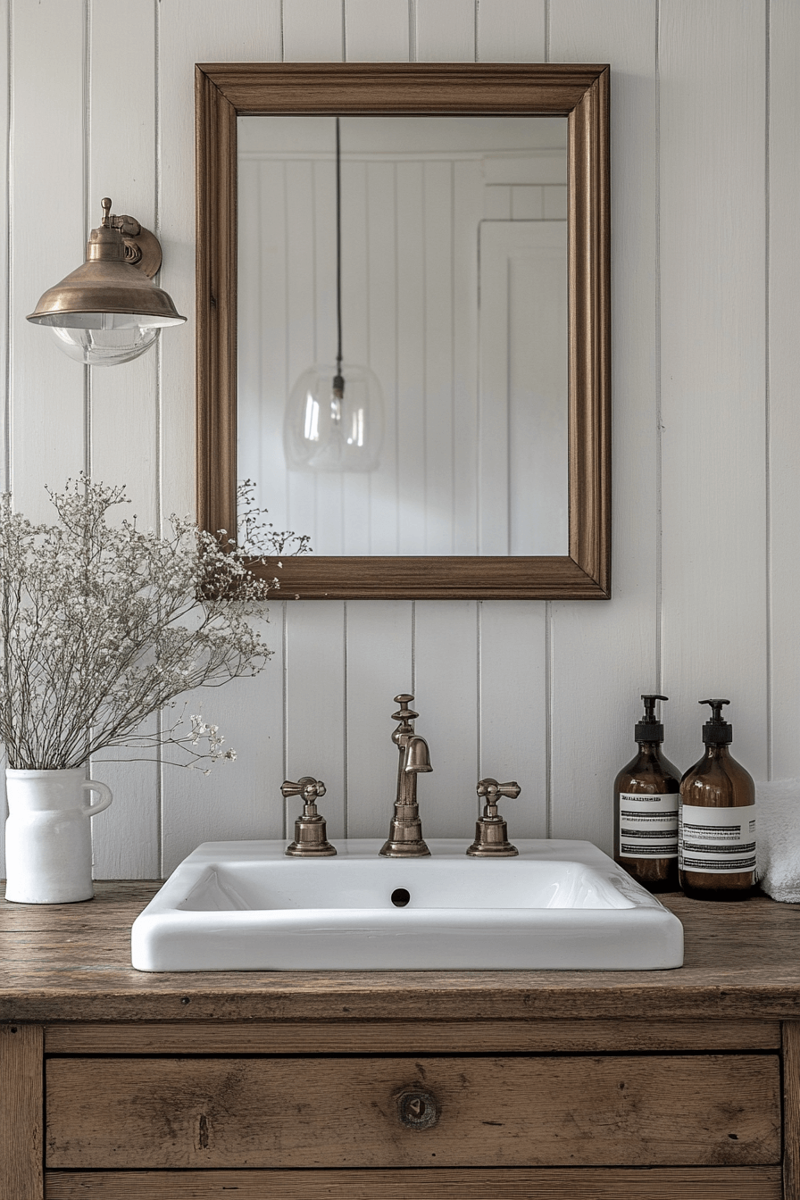 18+ Vintage Modern Bathroom Designs That Capture Classic Elegance With Modern Flair 5 Serene Vintage Retreat