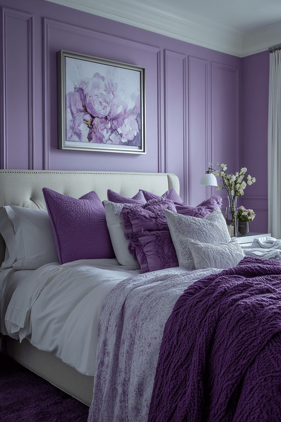16+ Purple Bedrooms That Balance Bold Color With Relaxing Vibes 5 Soft Lilac Escape