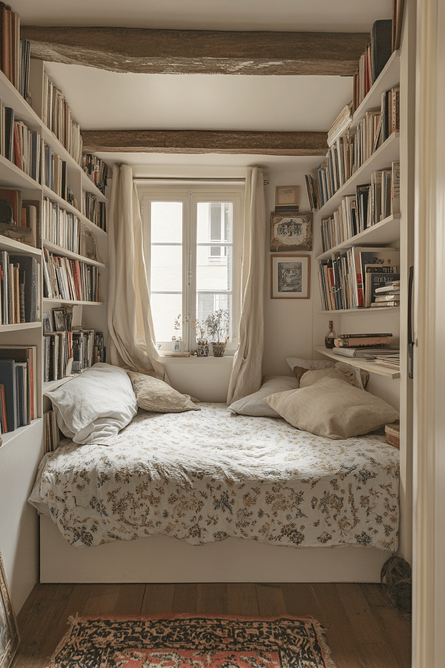18+ Tiny Bedroom Ideas for a Bright and Airy Small-Space Look 5 Upward Space Mastery