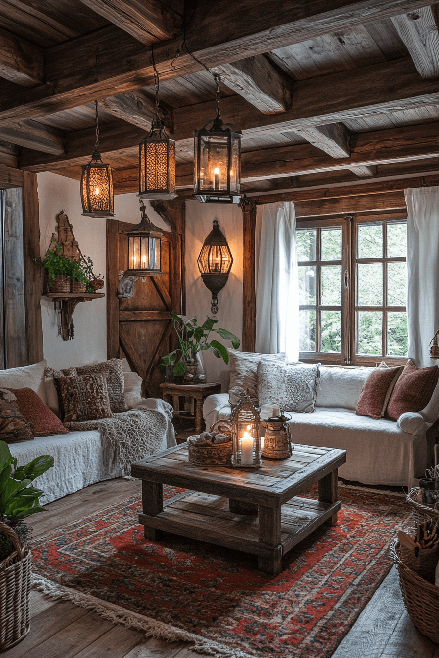18+ Cozy Lighting Living Room Inspirations That Brighten Every Mood 5 Vintage Lanterns For Cozy Lighting Living Room
