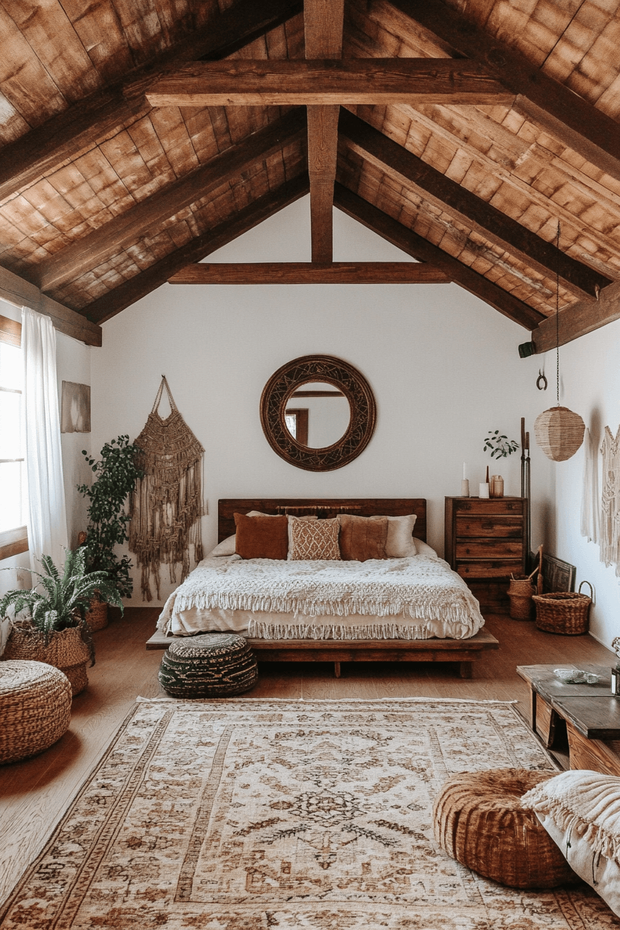 15+ Rustic Boho Witchy Bedroom Looks That Add Personality and Charm 6 Bohemian Magic Den
