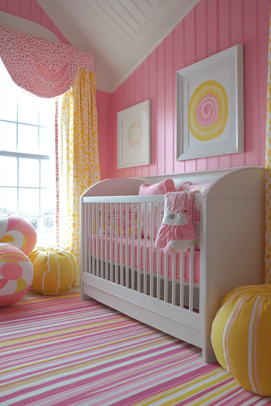 17+ Nursery Room Ideas for a Girl That Grow Gracefully With Her 6 Candyland Happiness