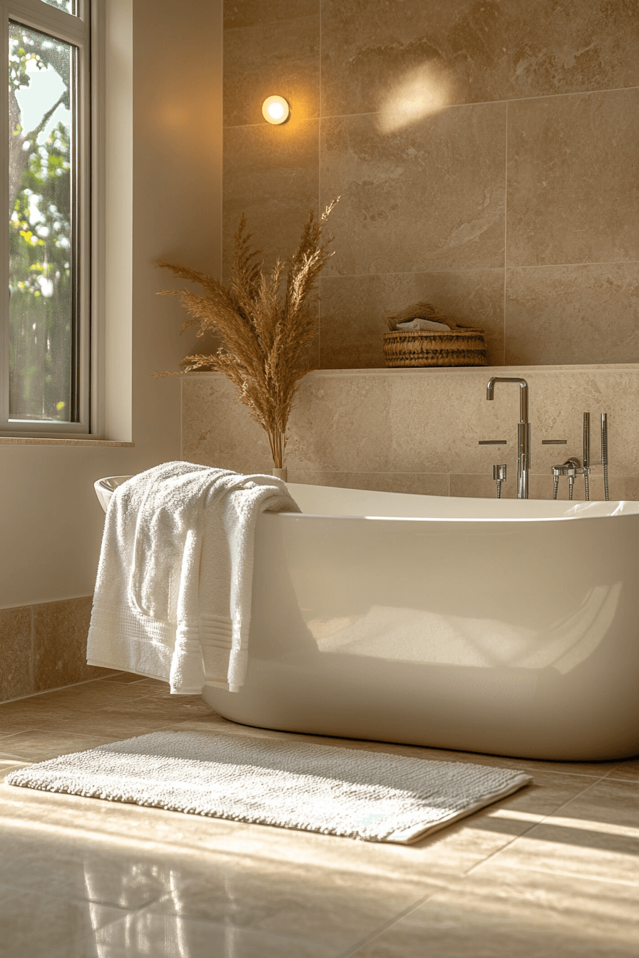 18+ Vintage Modern Bathroom Designs That Capture Classic Elegance With Modern Flair 6 Classic Spa Fusion Bathroom