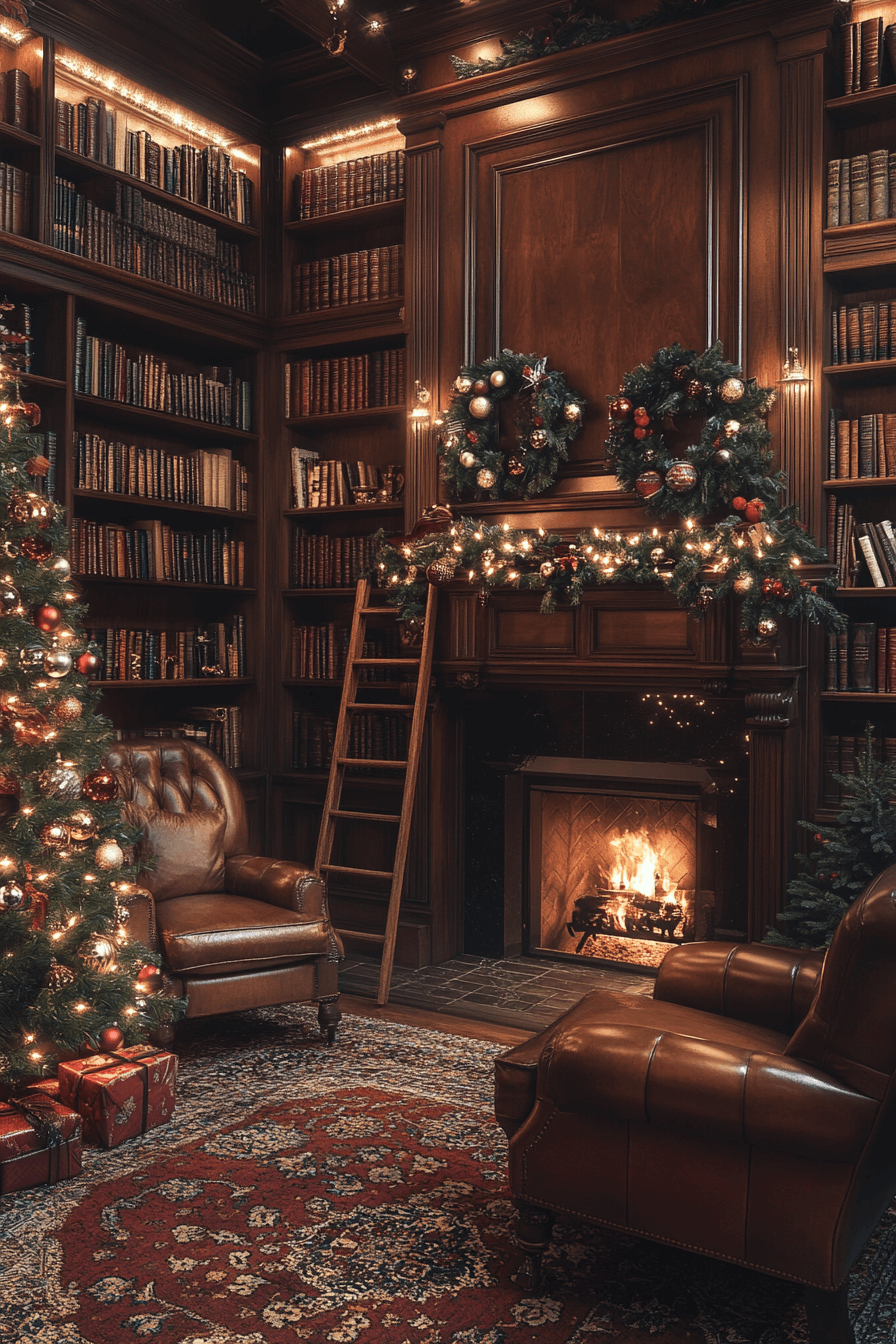 17+ Vintage Christmas Decor Ideas That Bring Nostalgic Charm Home 6 Cozy Holiday Reading Nook