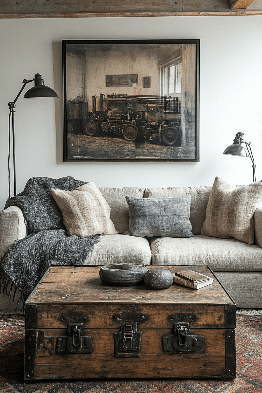 15+ Industrial Living Room Looks to Create a Chic Urban Vibe 6 Factory Decor Living Room