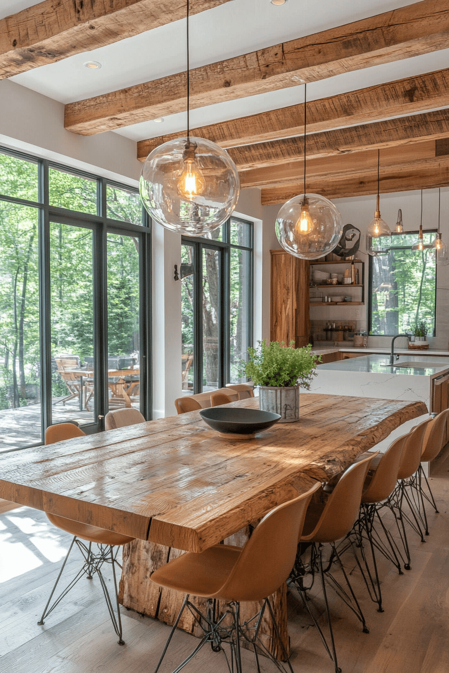 18+ Modern Farmhouse Interior Looks Perfect for Everyday Elegance 6 Farmhouse Dining Made Modern