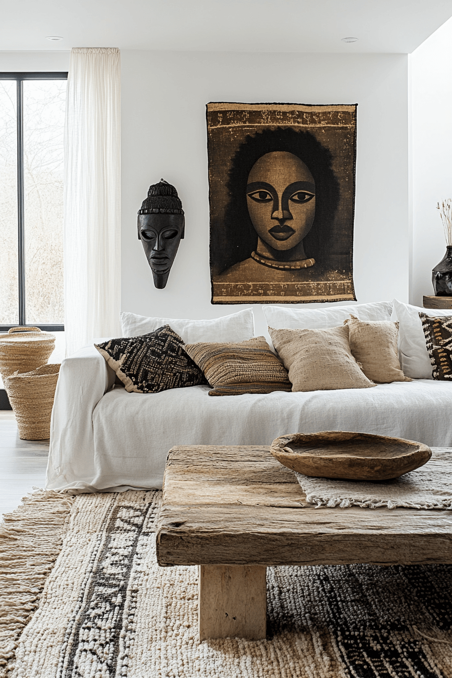 23+ Afrohemian Decor Ideas That Celebrate Culture and Creativity 6 Modern Fusion