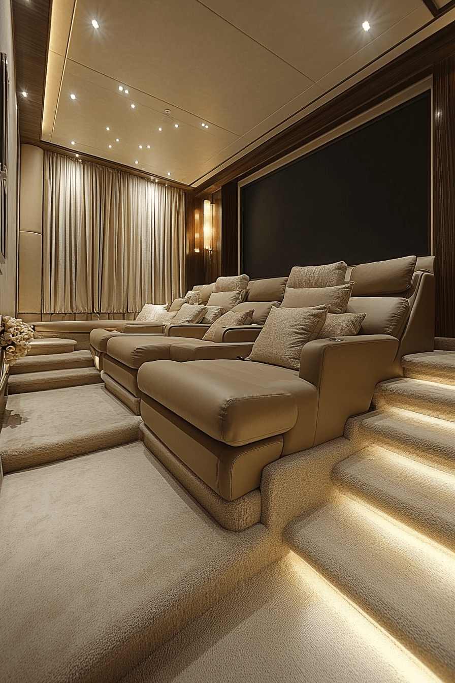 15+ Bonus Room Ideas That Elevate Your Lifestyle Instantly 6 Plush Home Theater
