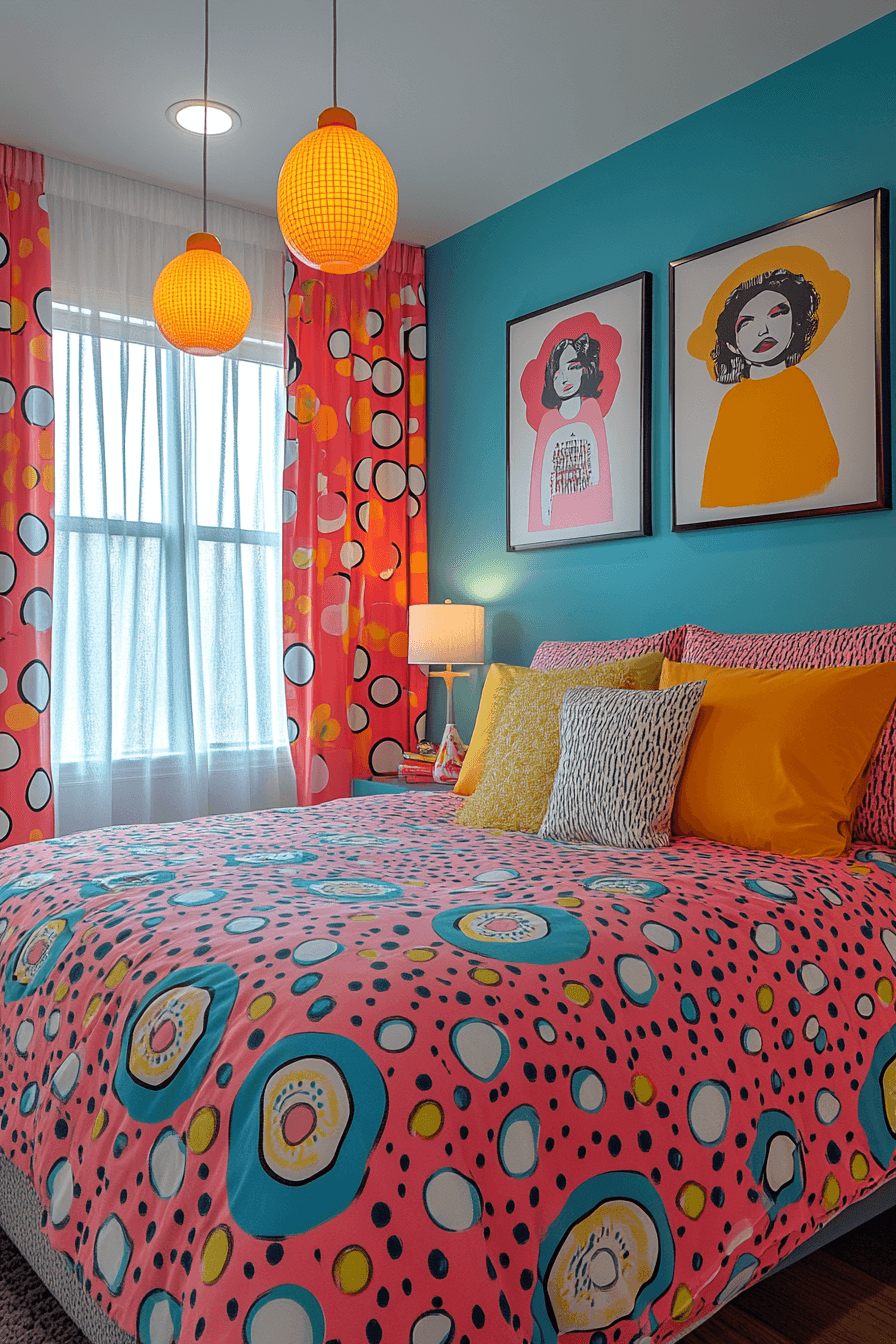 17+ Street Style Bedroom Designs for a Space Full of Character 6 Pop Art Playroom Bedroom
