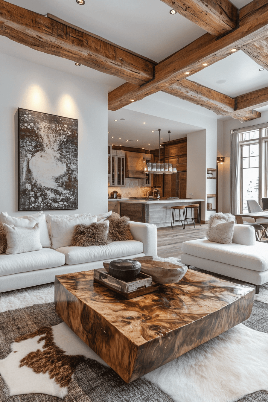 15+ Vintage Modern Living Room Inspiration That Blends Tradition and Trend 6 Rustic Chic