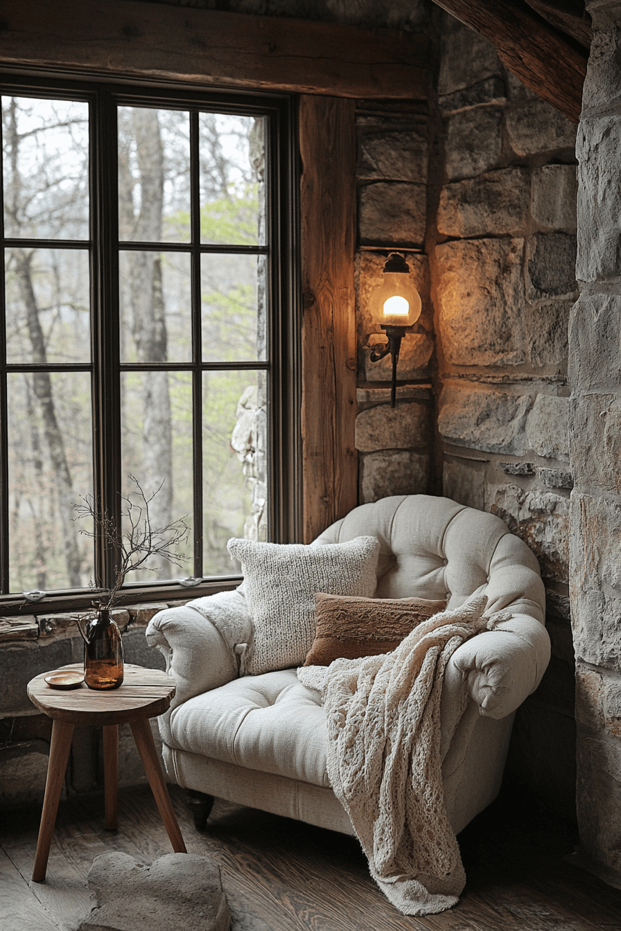 18+ Meditation Room Designs for a Calm and Centered Lifestyle 6 Rustic Serenity Meditation Room