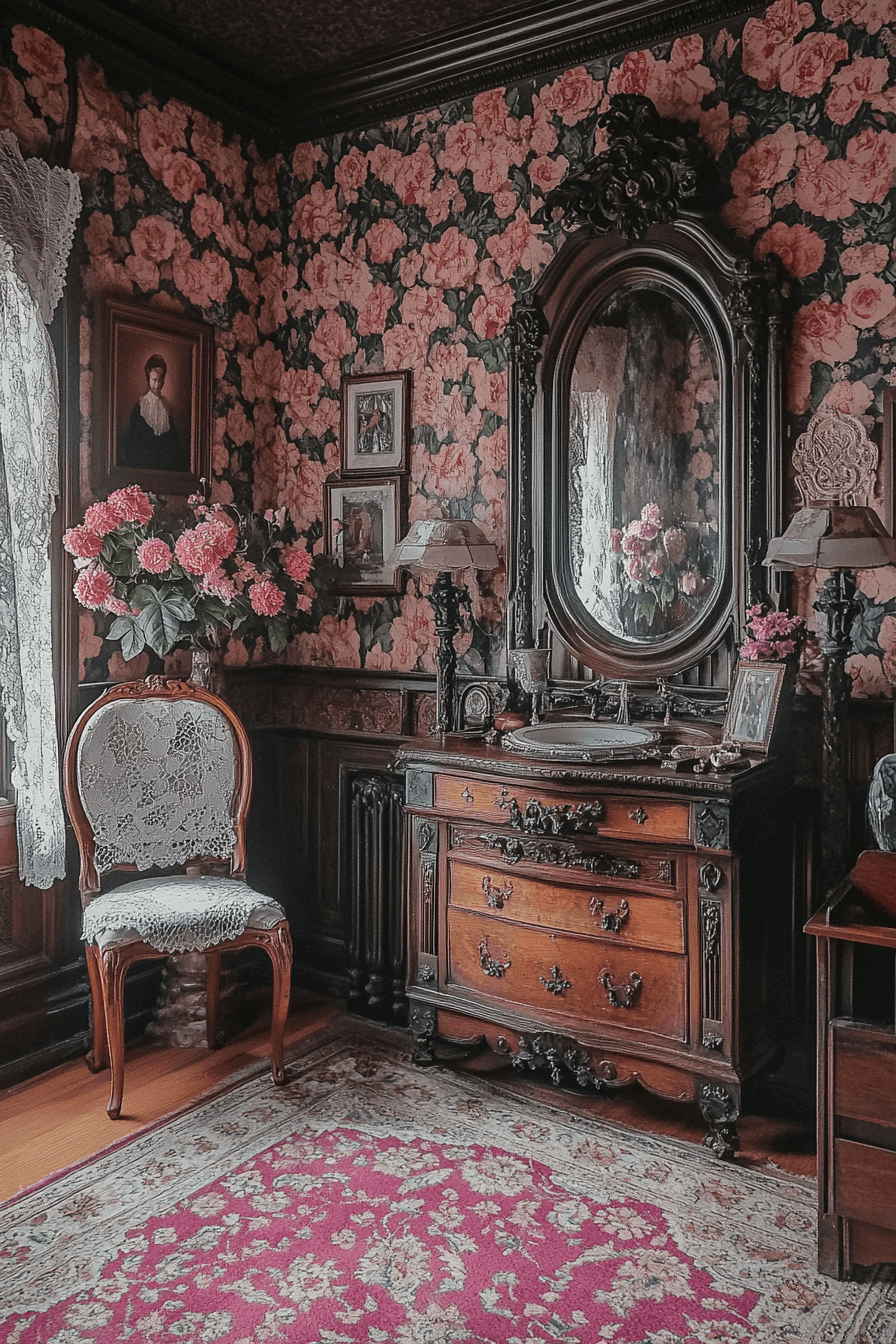 25+ Romantic Bedroom Ideas for a Budget-Friendly Romantic Makeover 6 Victorian Romance Retreat