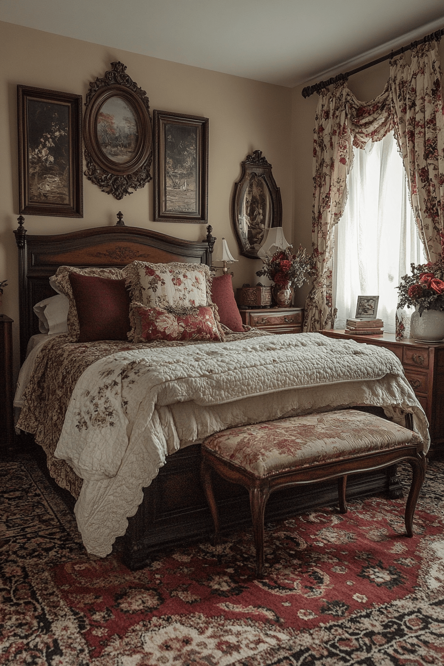 15+ Beige Bedroom Ideas for a Chic and Affordable Refresh 6 Vintage Beige Elegance