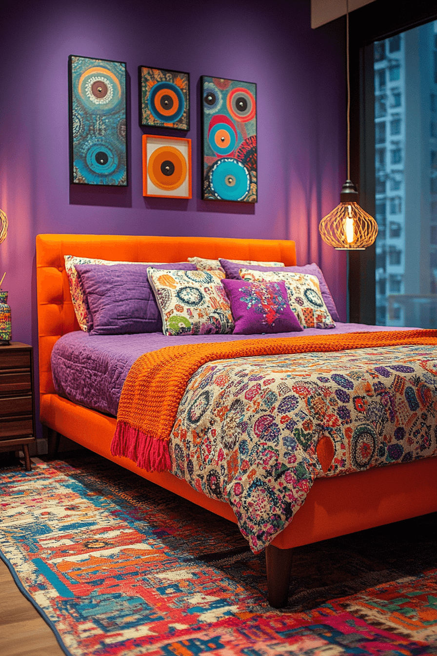 18+ Vintage Bedroom Ideas That Capture Old-World Elegance With Ease 7 70s Retro Vibes Vintage Bedroom