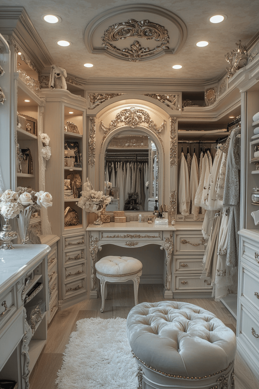 17+ Walk In Closets Designed to Showcase Your Unique Style 7 Dressing Suite