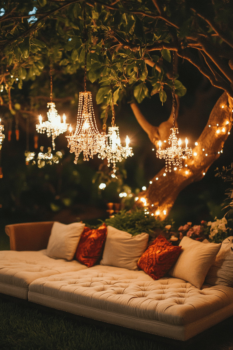 18+ Garden Party Decor Ideas That Bring Elegance to Outdoor Gatherings 7 Elegant Garden Lighting