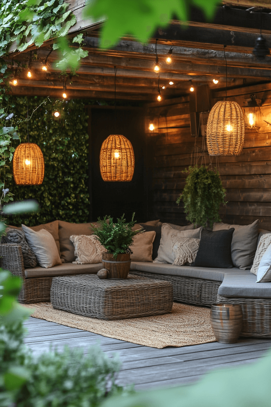 22+ Scandi Boho Patio Designs to Create a Bright and Airy Outdoor Space 7 Gathering Grove