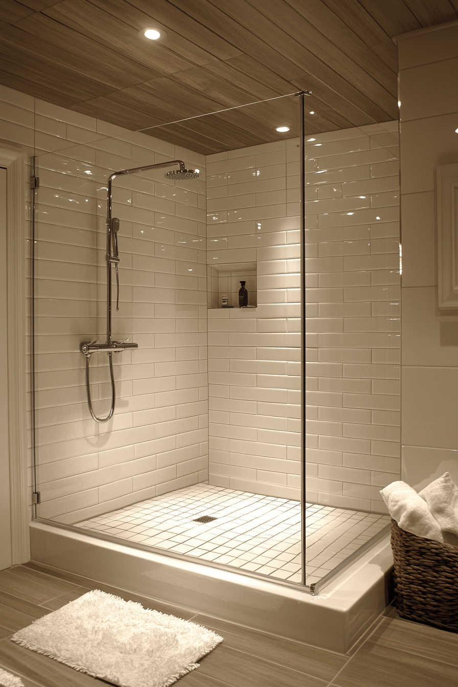 16+ Bathroom Tile Design Ideas That Add Style and Personality Instantly 7 Glossy Tile Brilliance