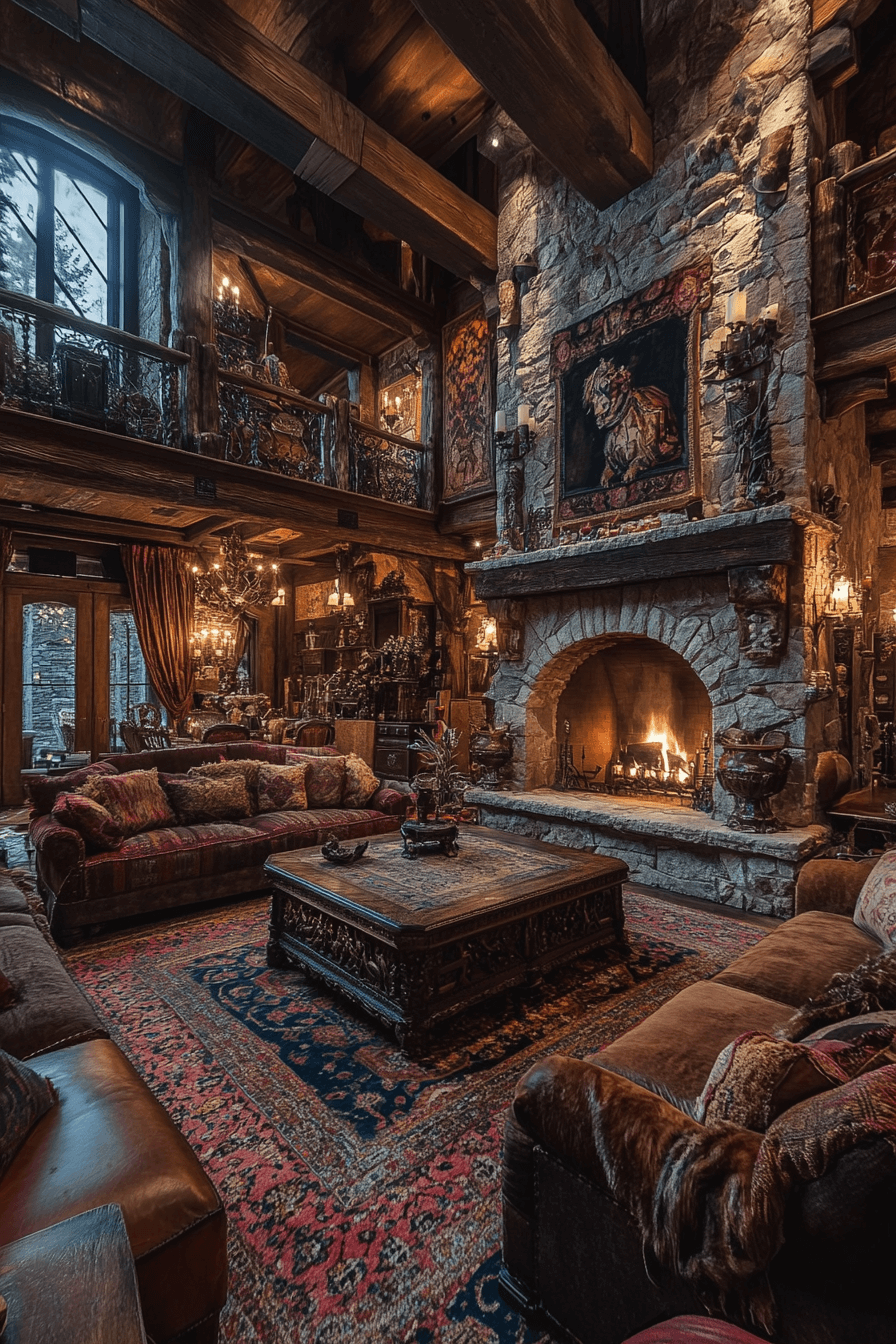18+ Old Money Living Room Ideas for Timeless Interior Design 7 Grand Fireplace Living Room