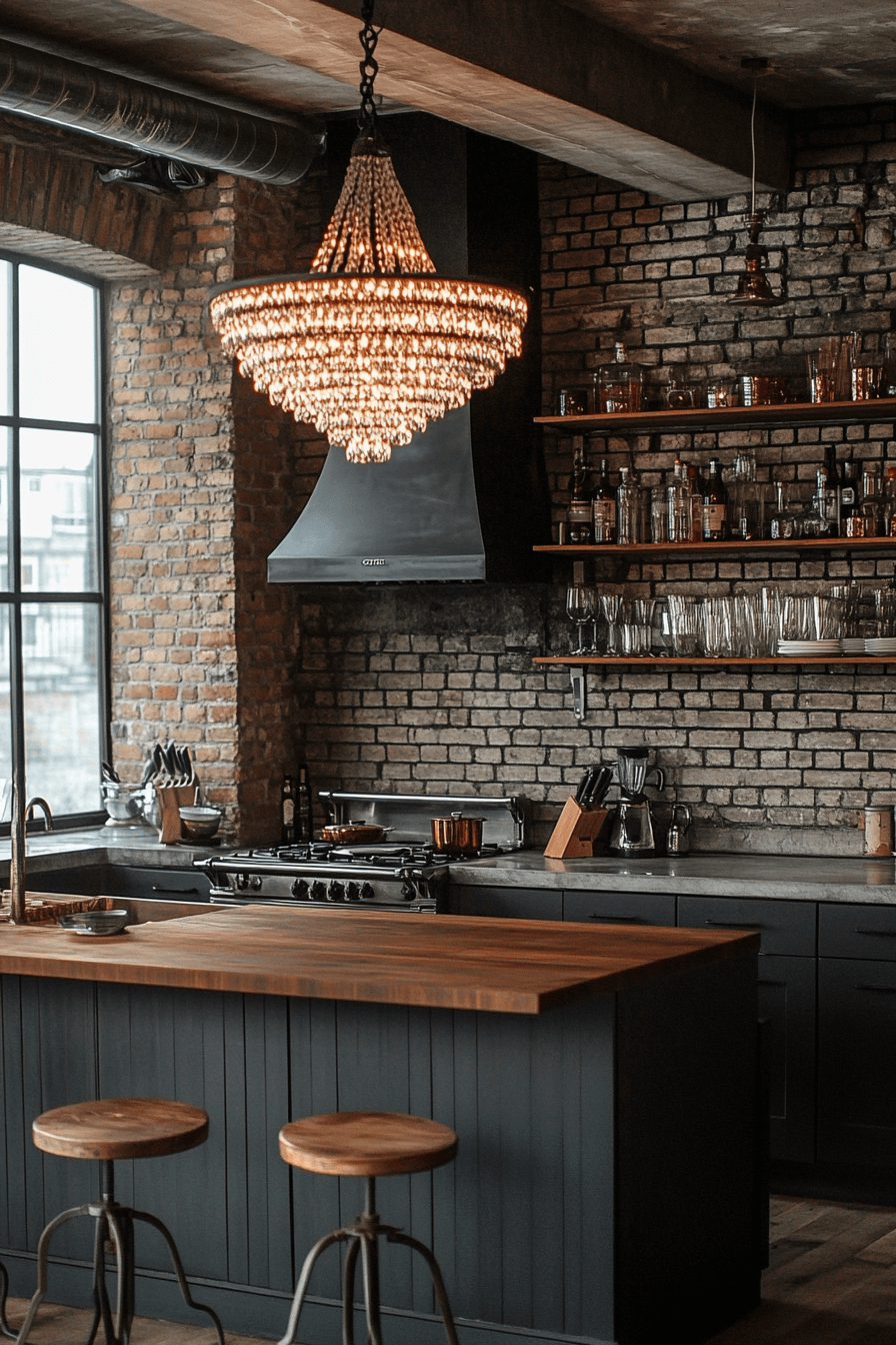 17+ Antique Kitchen Decor Concepts for Small Yet Stunning Spaces 7 Industrial Vintage Kitchen Style
