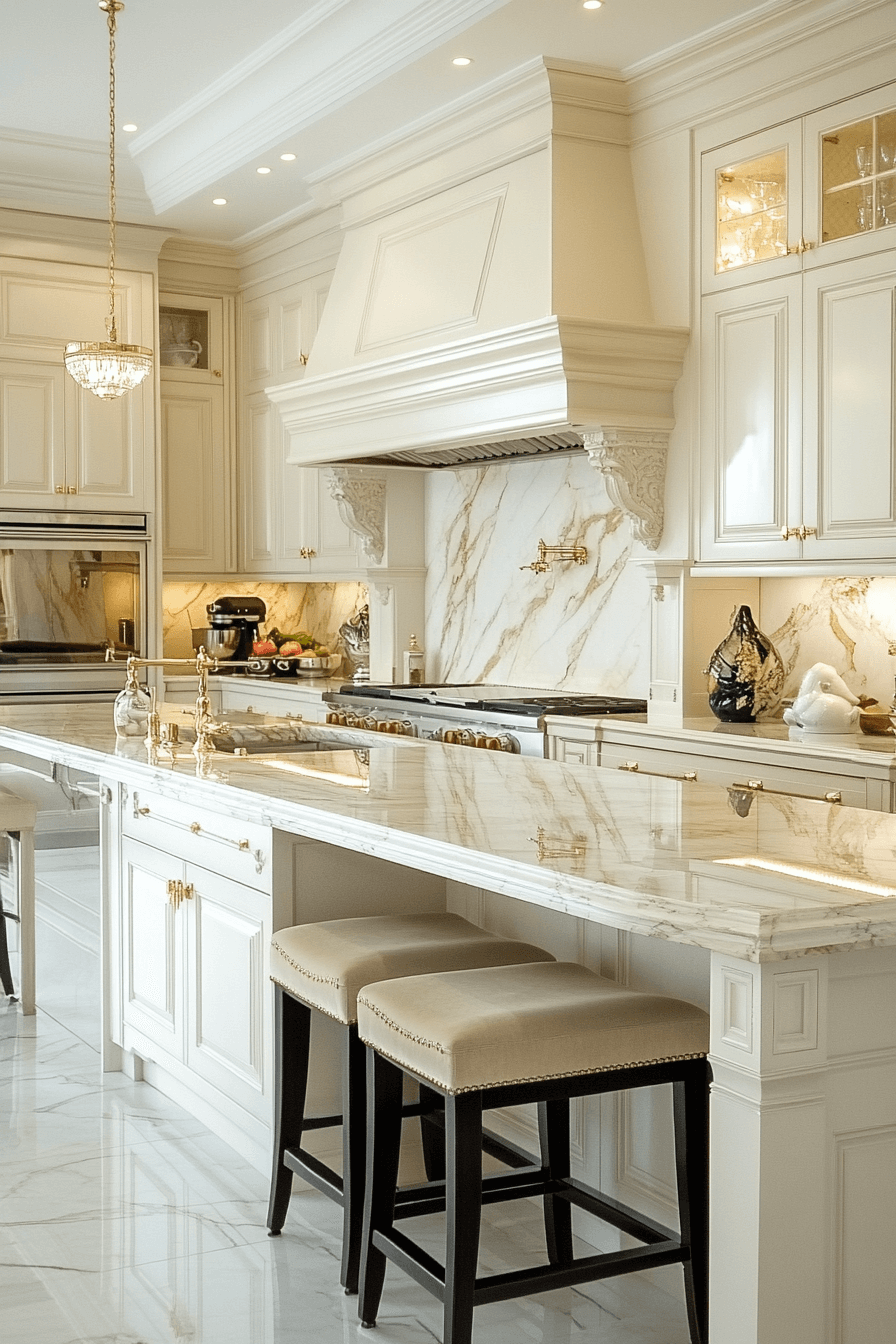 18+ Kitchen Decorating Ideas That Make Cooking More Enjoyable 7 Luxurious Marble Accents