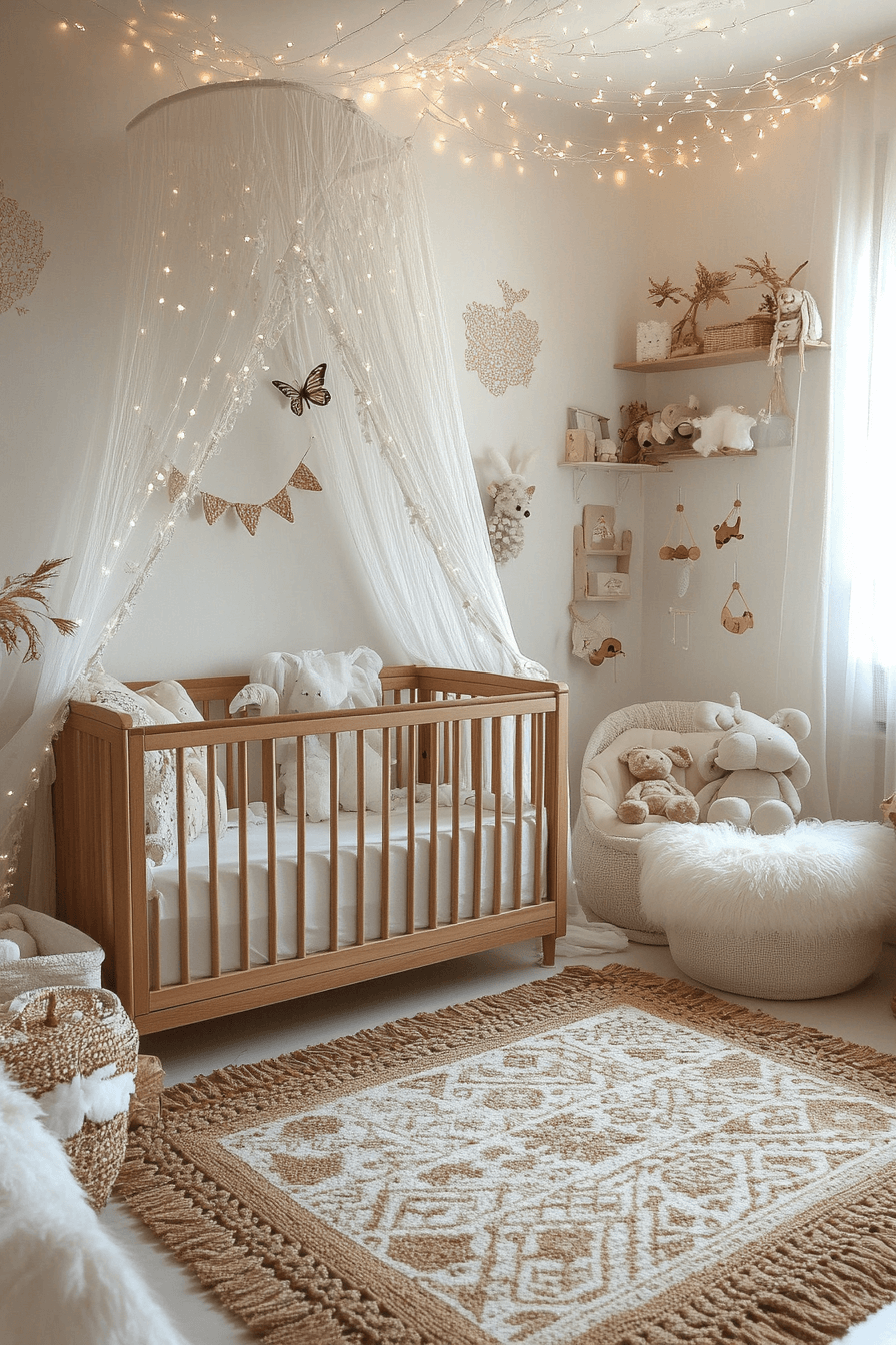 19+ Boho Nursery Decor for a Cozy and Stylish Little Retreat 7 Magical Baby Dreams