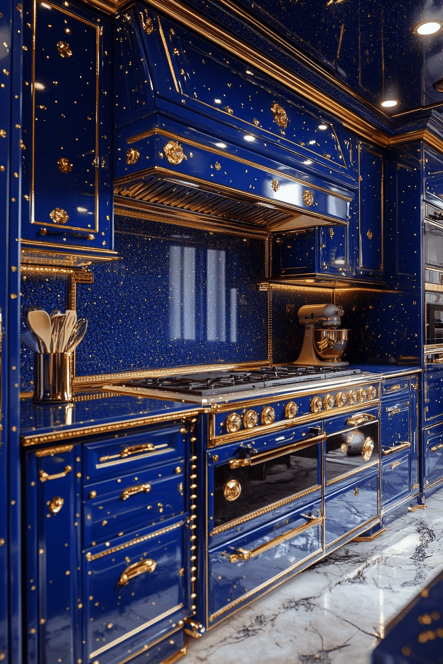 16+ Kitchen Cabinet Color Ideas That Elevate Everyday Living 7 Rich Navy Elegance