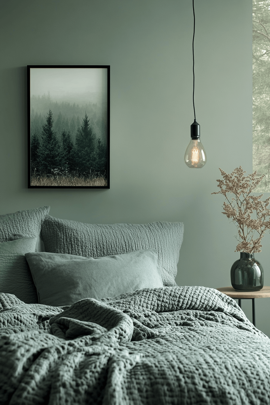 18+ Sage Green Farmhouse Bedroom Ideas to Inspire a Peaceful Atmosphere 7 Sage Green Refined Simplicity