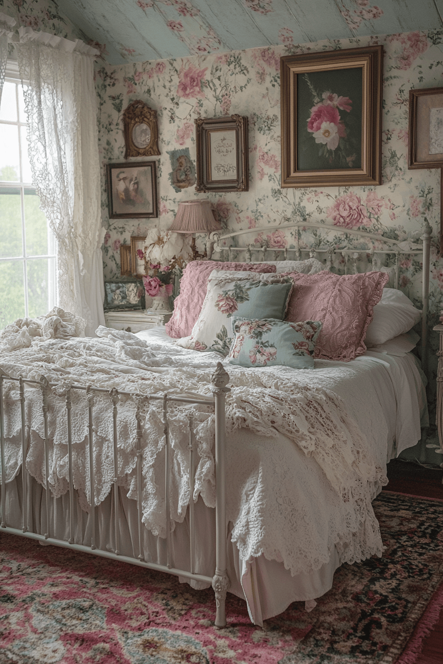 18+ Modern Vintage Bedroom Designs That Add Depth and Personality 7 Shabby Chic Escape Bedroom
