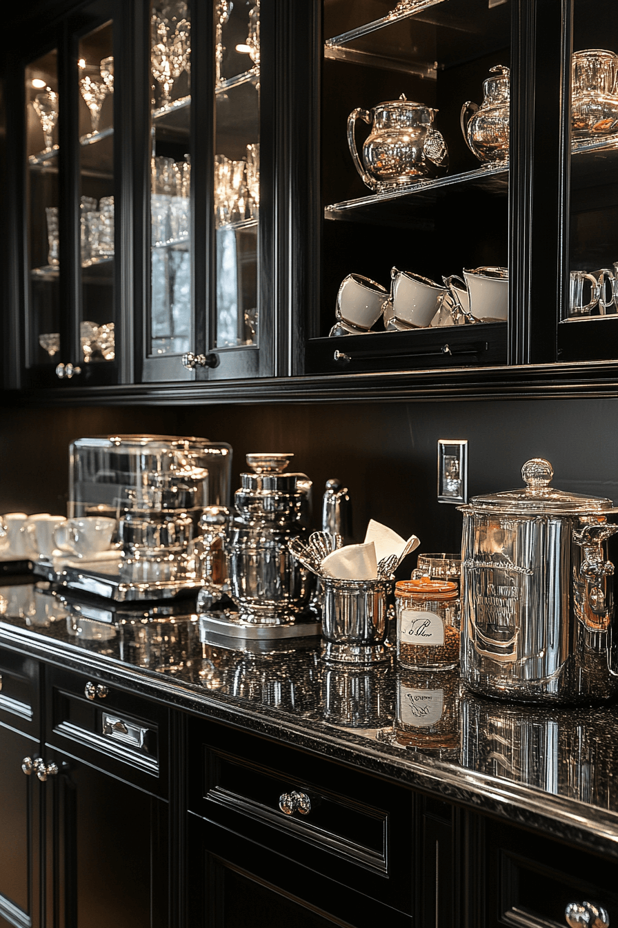 17+ Coffee Bar Styling Ideas to Create a Café Vibe at Home 7 Sophisticated Coffee Nook