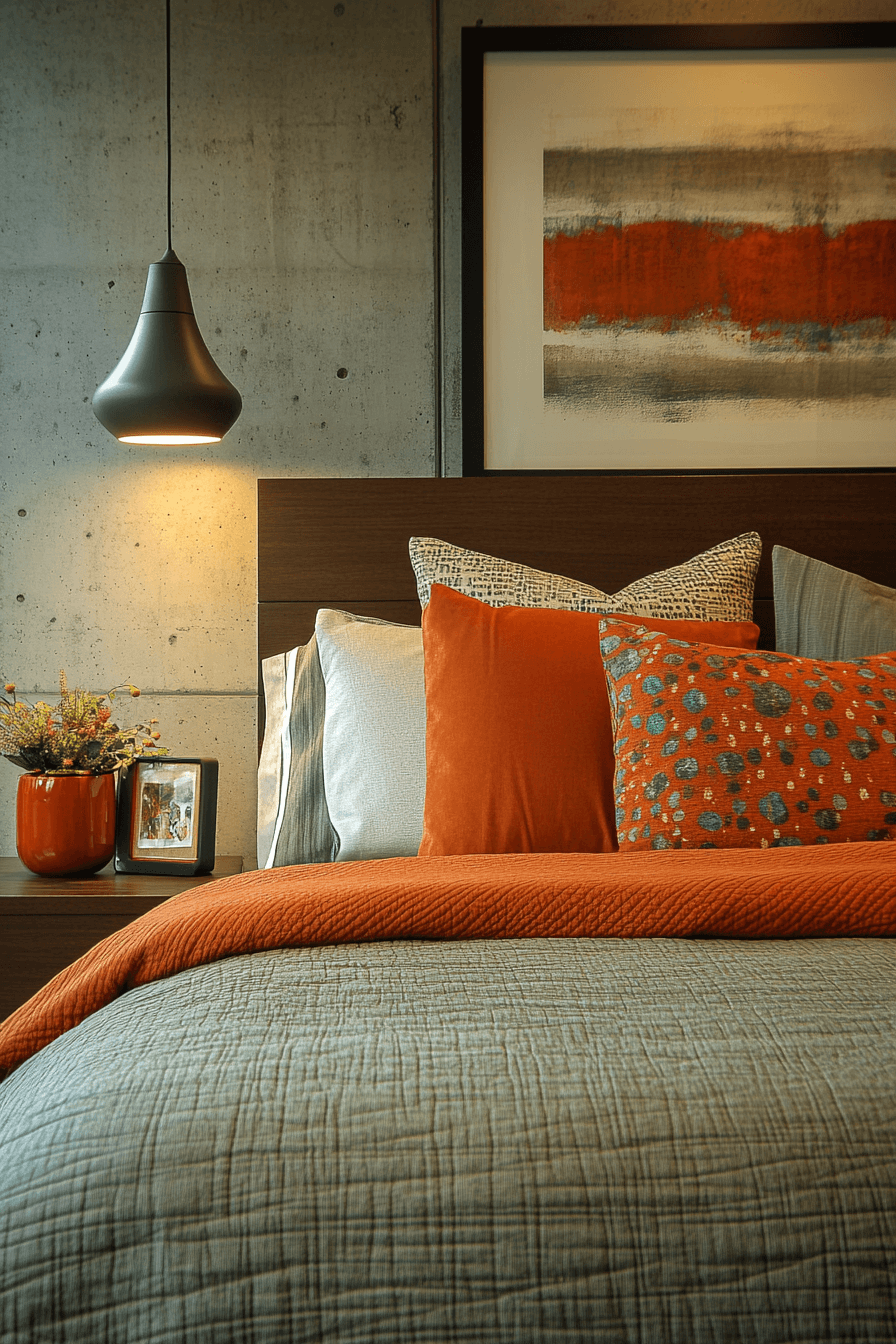 15+ Green and Terracotta Bedroom Ideas That Prove Natural Colors Inspire Serenity 7 Urban Sophistication In Green And Terracotta