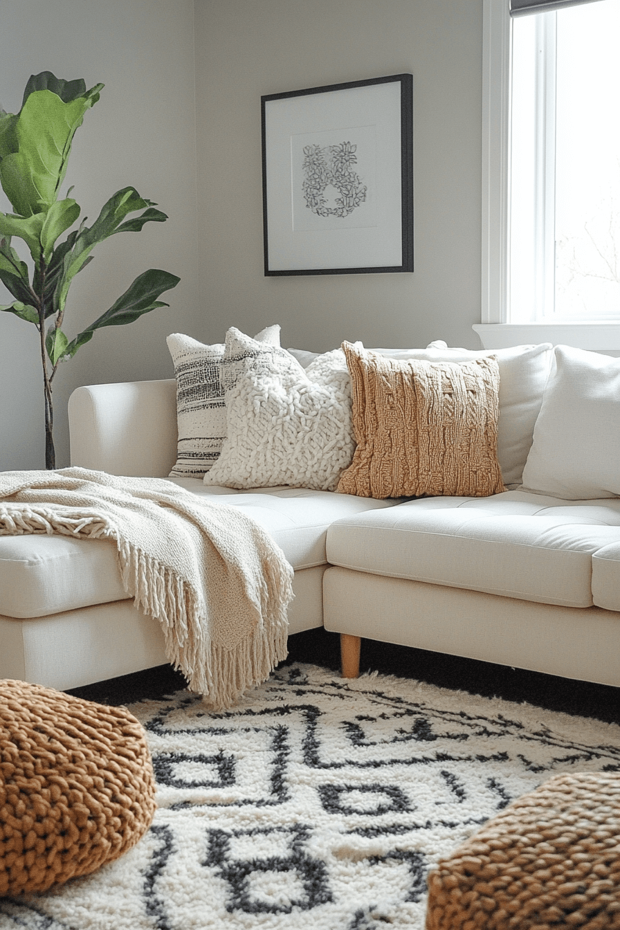 19+ Scandi Boho Living Room Inspiration for a Relaxed Modern Vibe 7 Welcoming Boho Comfort