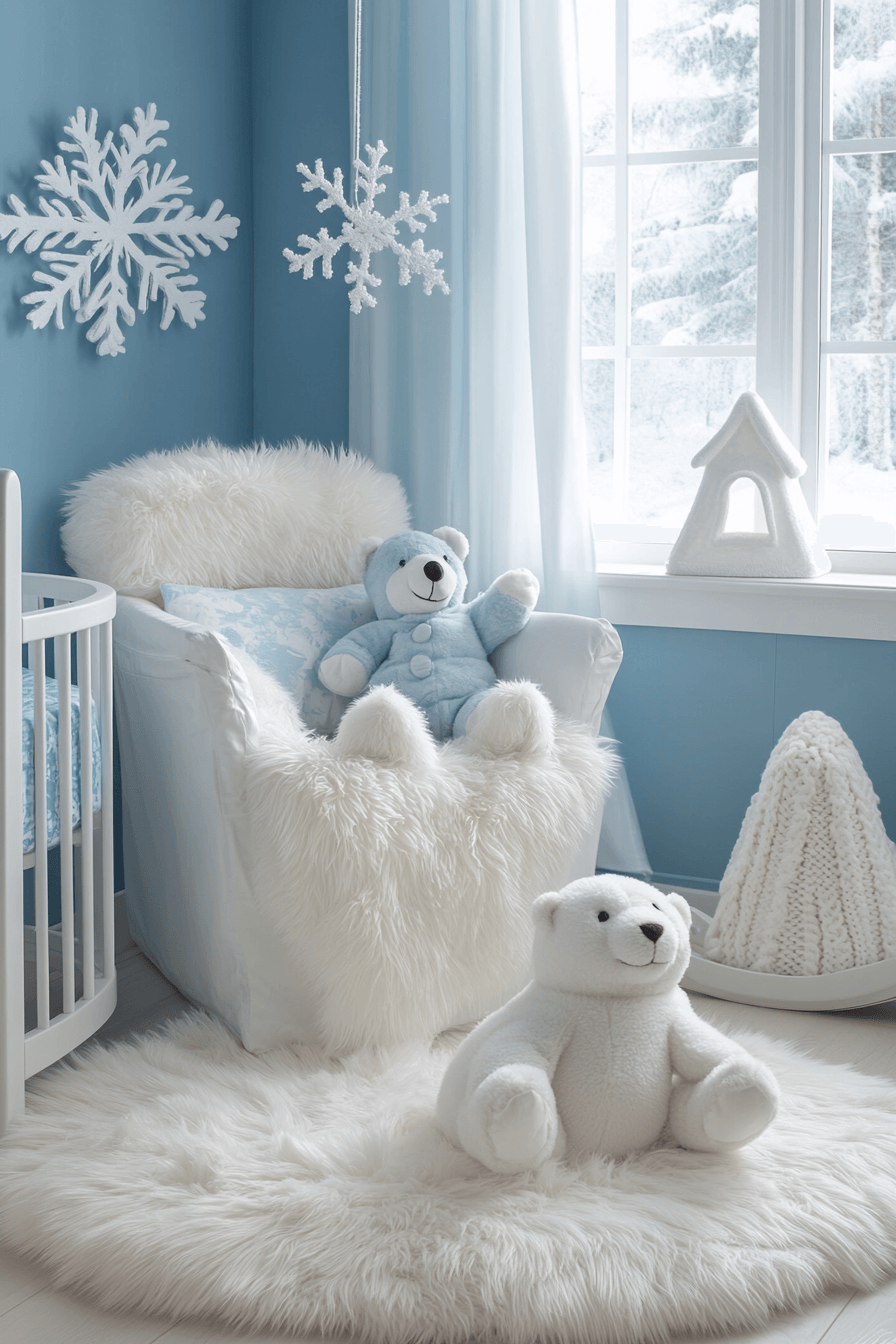 20+ Nursery Room Ideas for a Boy to Inspire Everyday Happiness 8 Arctic Adventure Nook