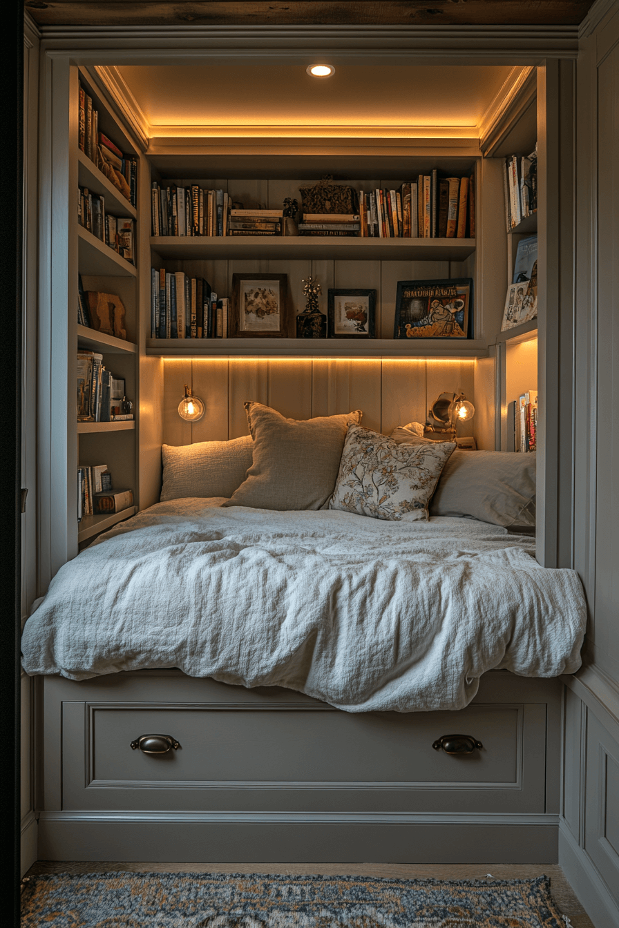 16+ Tiny Bedroom Decor Tips That Prove Small Rooms Can Shine 8 Custom Built In Storage
